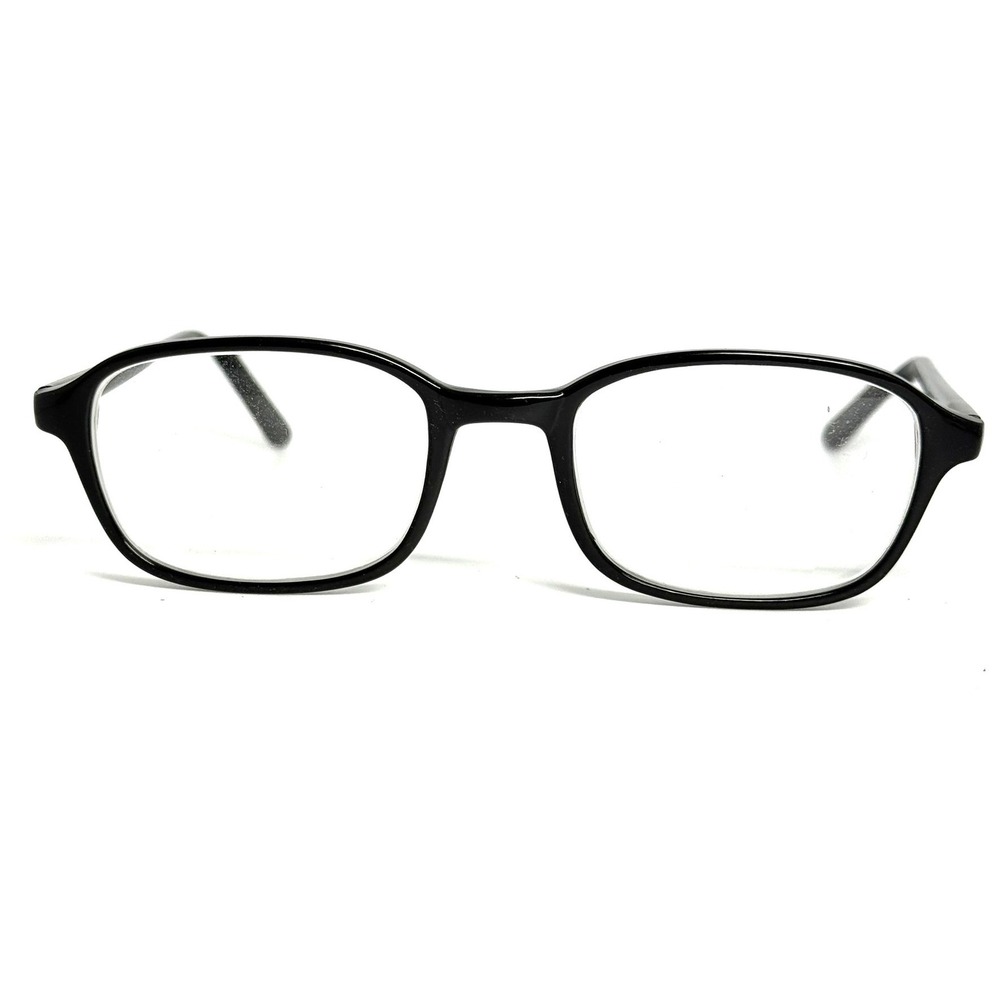 Rochester 150mm Rectangular Eyeglass Frames Black Classic Professional Style